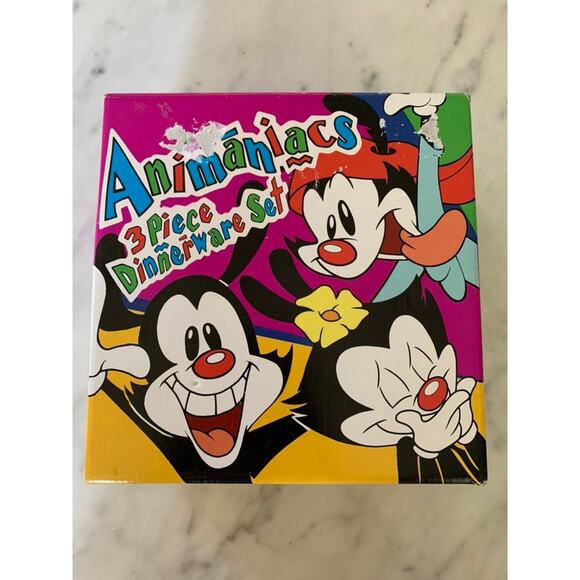 Vintage Animaniacs Kids' Dinnerware Set - Picture 1 of 5